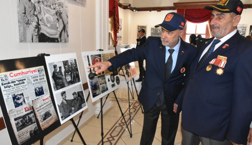 Kore Gazileri ve Şehitlerini Anma Sergisi Açıldı